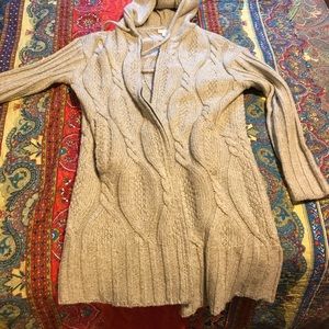 Zip up hooded sweater